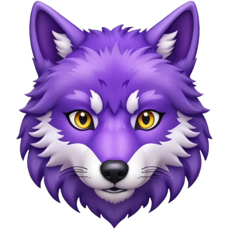 purple wolf head emoji