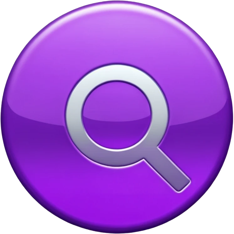 glitter purple symbol stop emoji