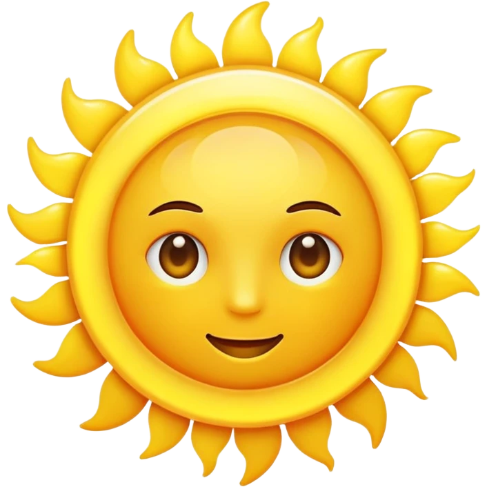 Sun  emoji