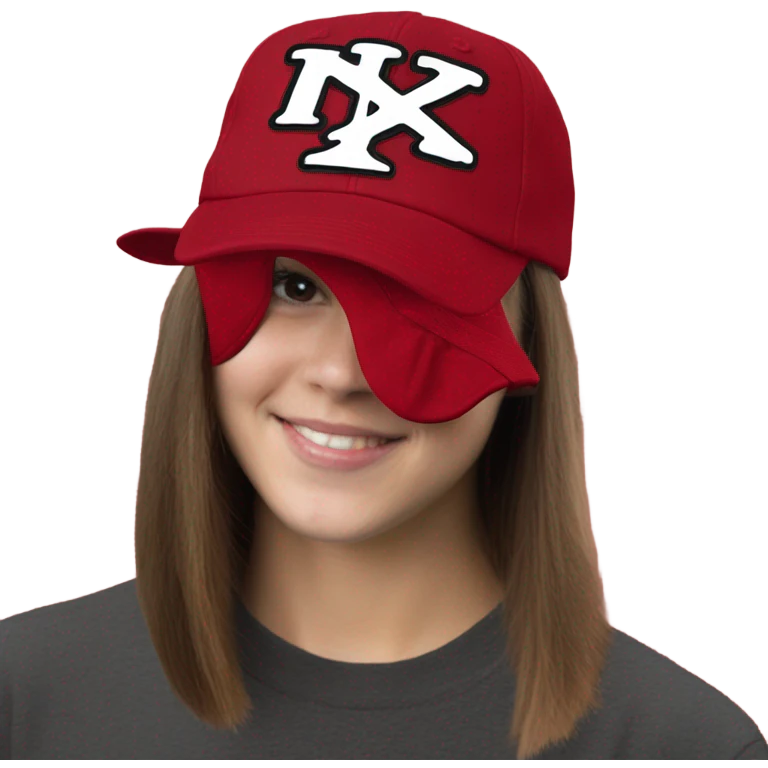 Rød STX Studenterhue  emoji