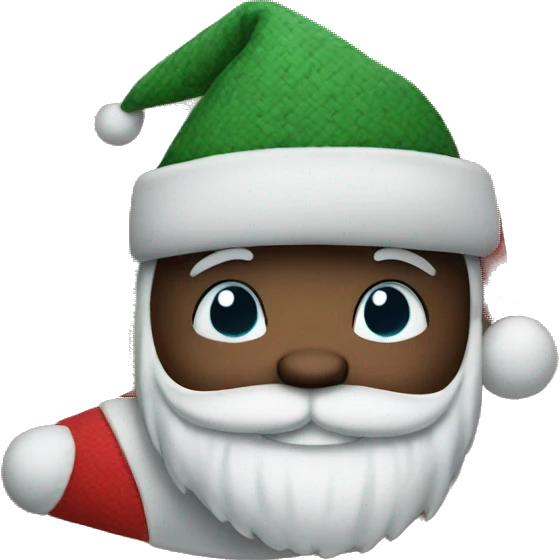 Christmas stitch emoji