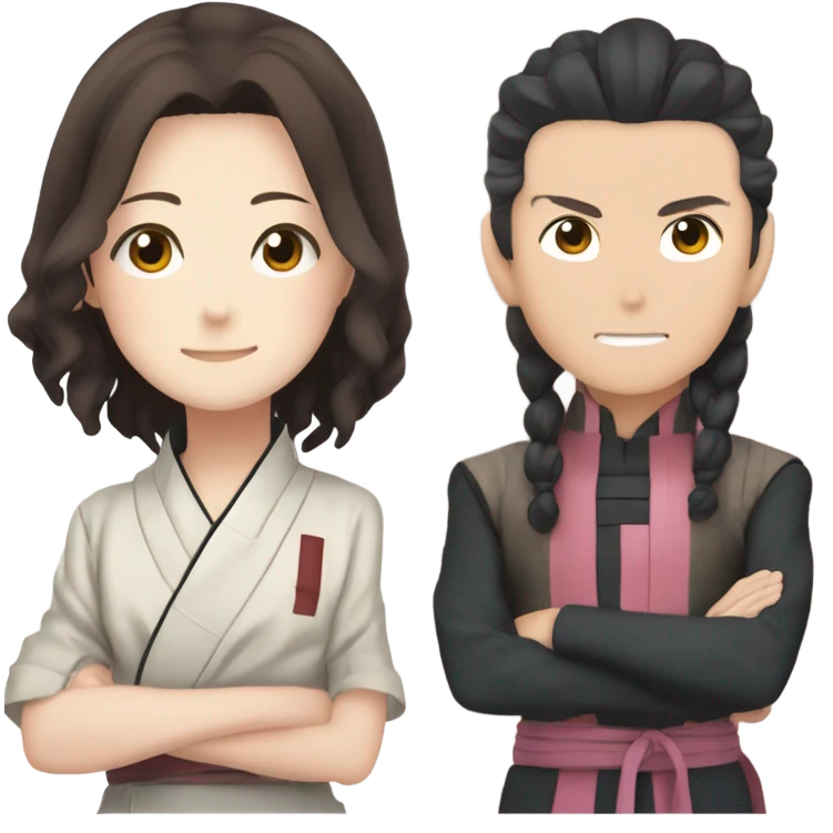 Tanjiro￼ kamado and nezuko kamado  emoji