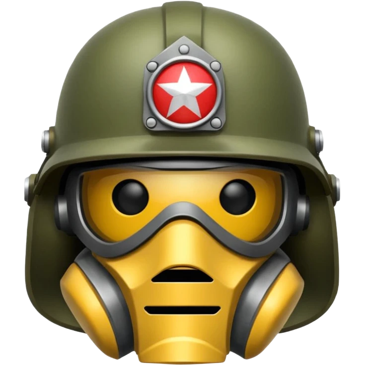 Make a helmet that's used in war emoji