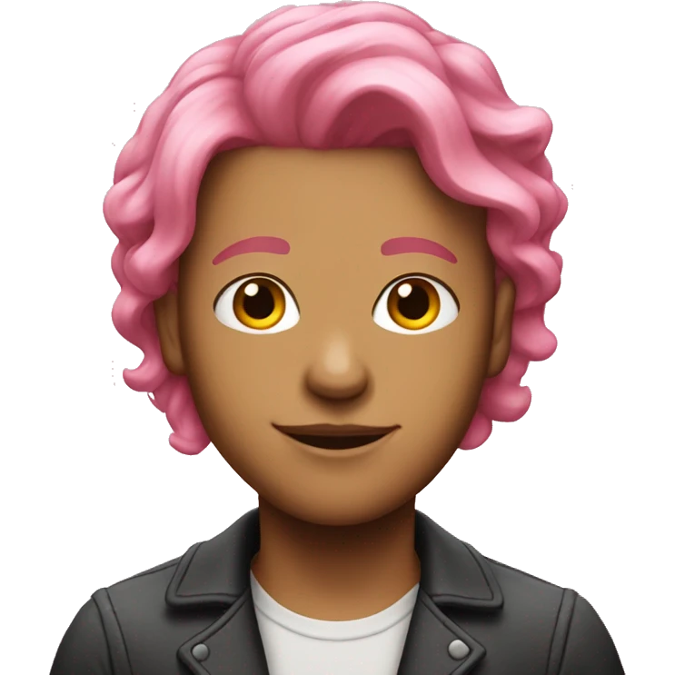 the pink-haired phenomenon emoji