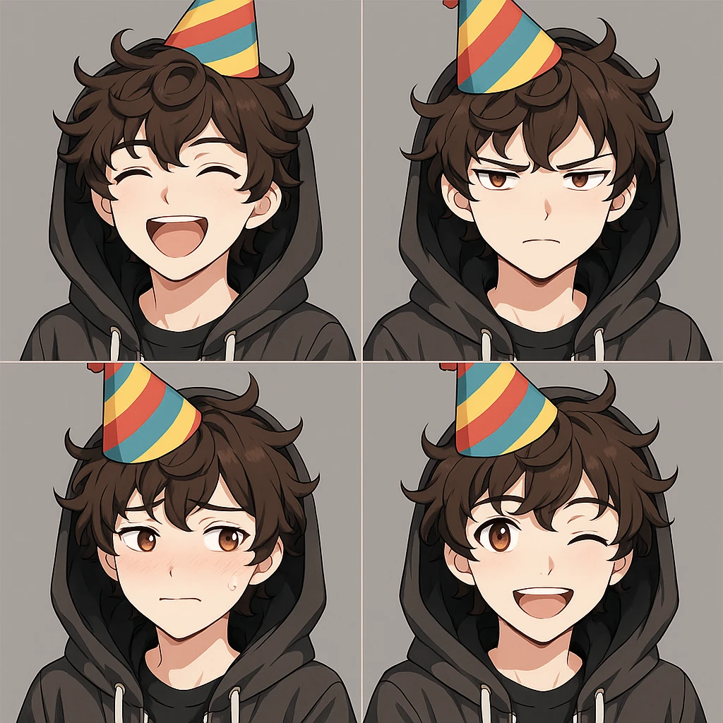party hat emoji