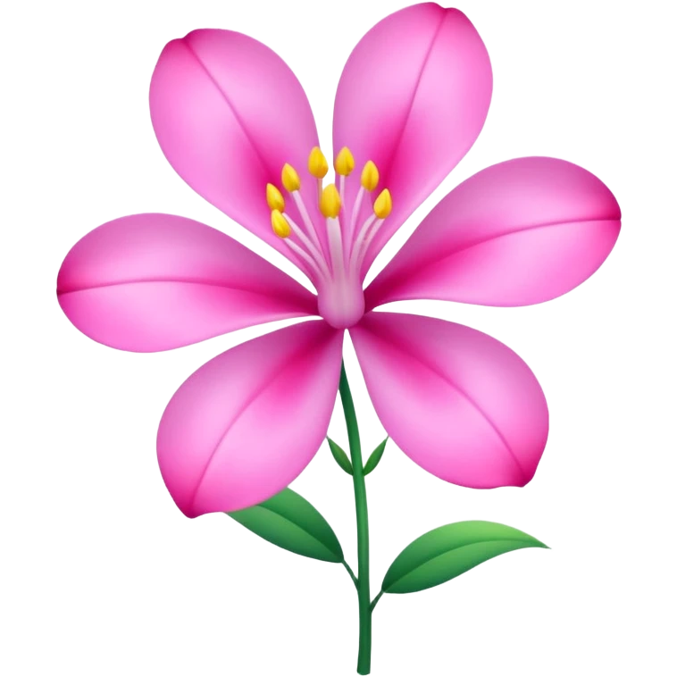 Pink lirio emoji