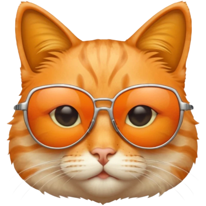 Cat wearing sunglasses emoji