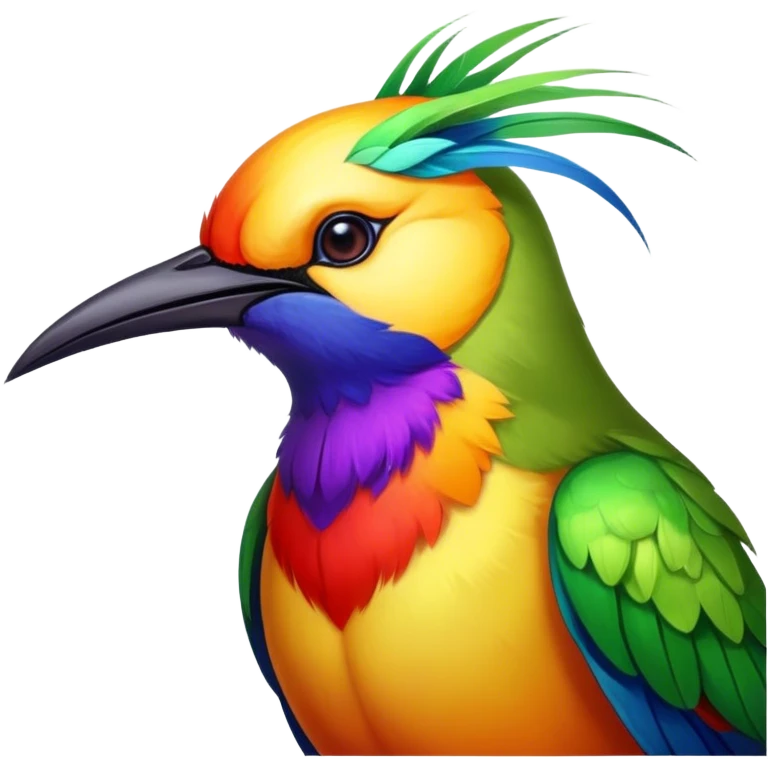 一只热带的太阳鸟 emoji