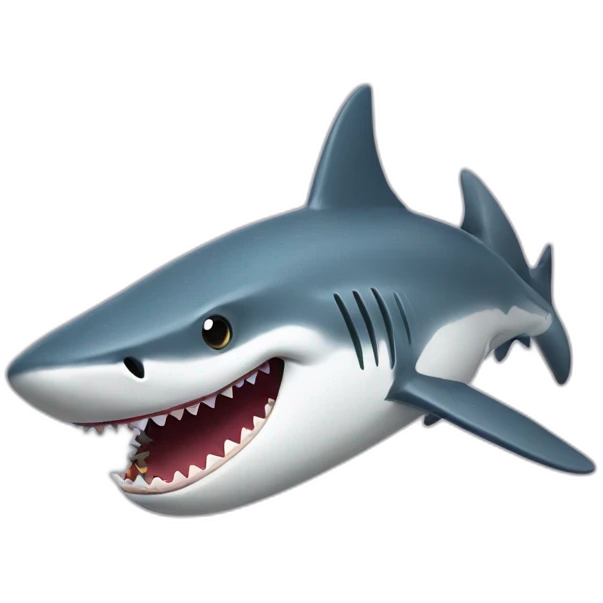 Claquettes requin emoji