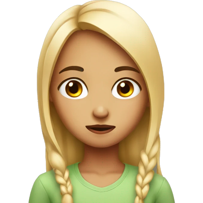 girl giving side eye to boy emoji