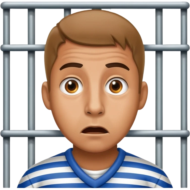 surprised prisoner emoji