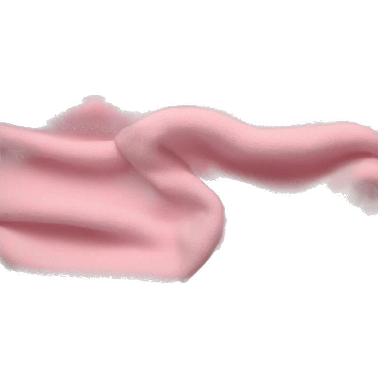 cozy baby pink blanket emoji