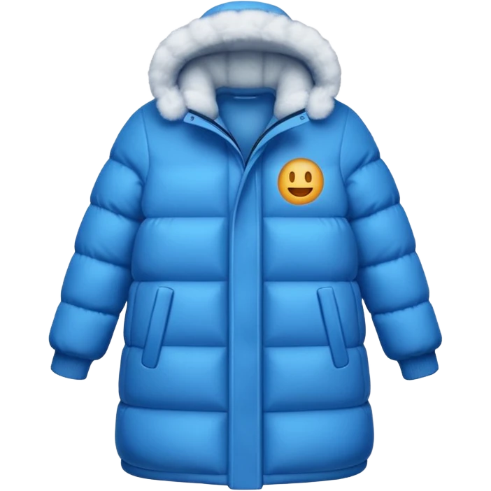 Шуба зимняя женская анимированный эмодзи emoji