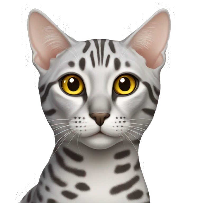 Egyptian mau cat emoji
