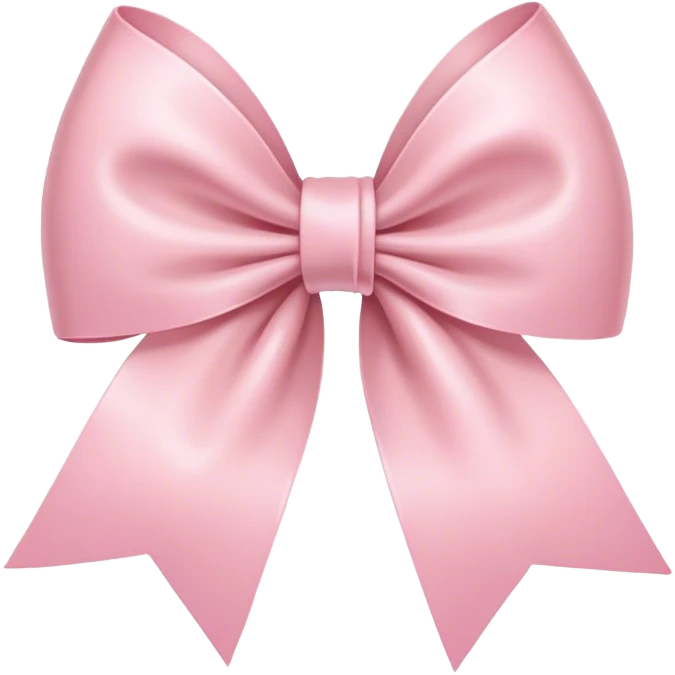 Coquette bow emoji
