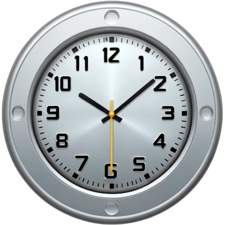 un reloj de luz emoji