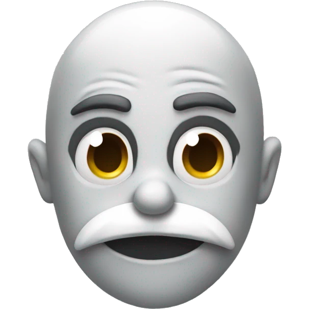 Sonic with mustache emoji