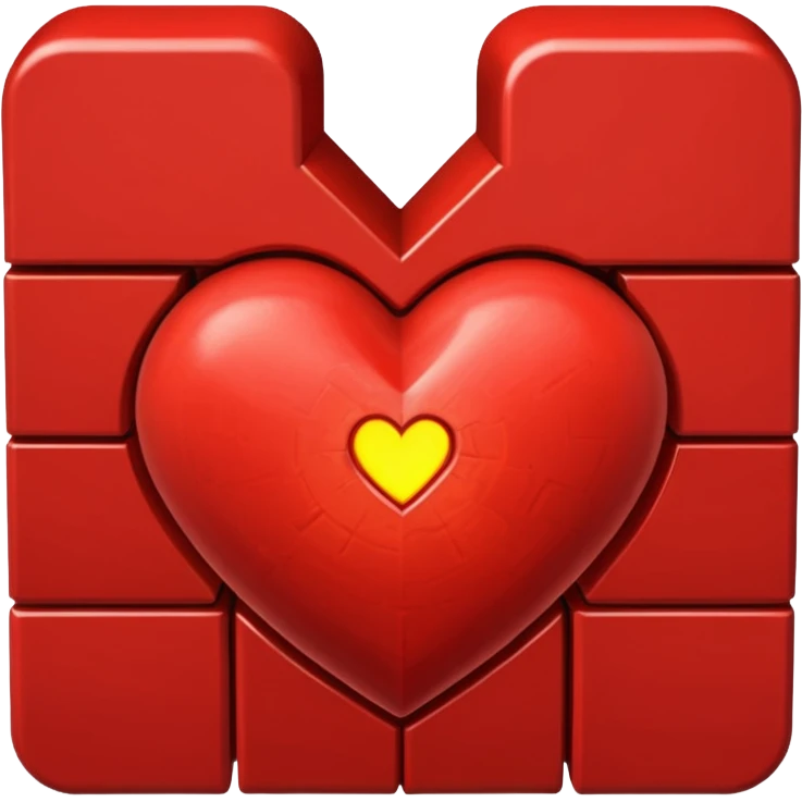 create a heart in minecraft emoji