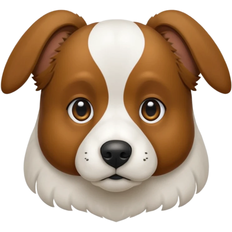 Un chien de chasse, elagneul breton assis  emoji