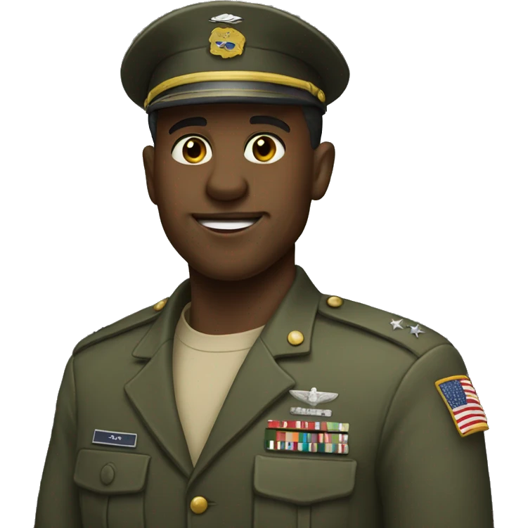 Dawson in military emoji