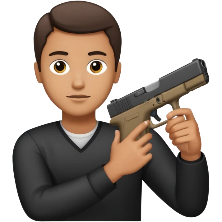 Cara con una clok19 emoji