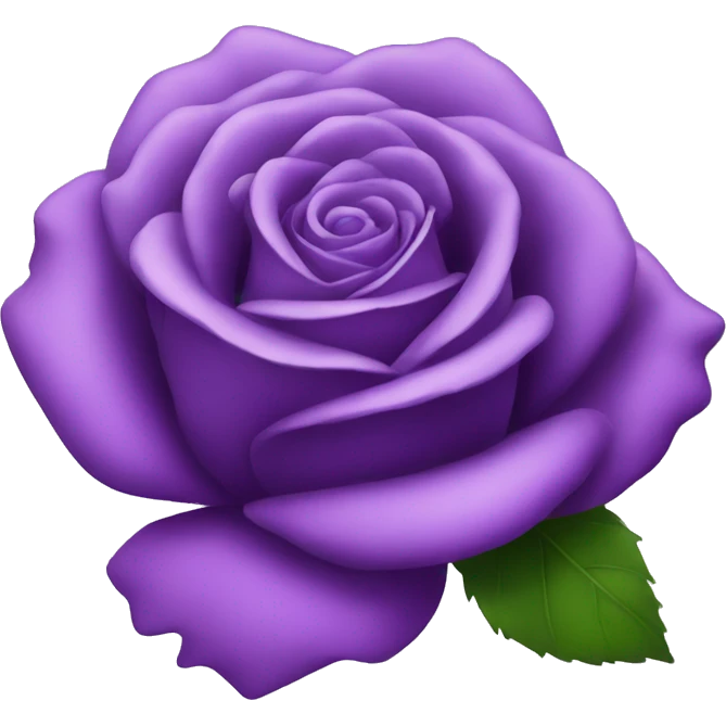 Purple rose emoji