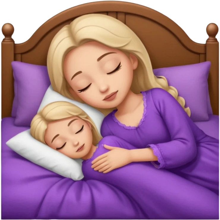 single-girl-in-brown-cozy-purple-bed-sleeping-pretty-eyelashes-light-skin emoji