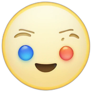 moon with a colorful rings emoji