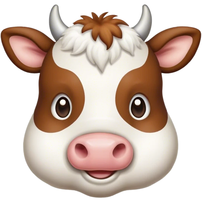 proud cute cow emoji
