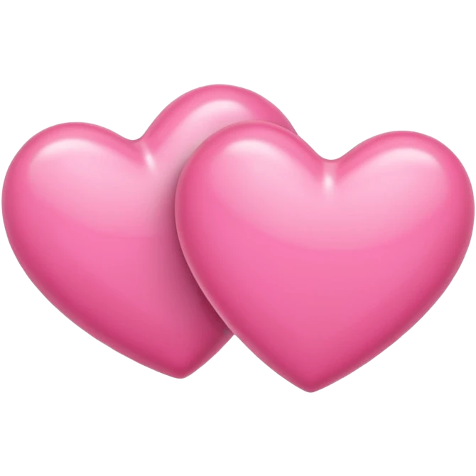 two pink hearts emoji emoji