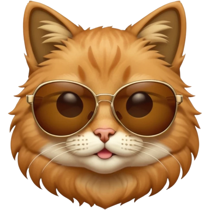 Cat wearing sunglasses emoji