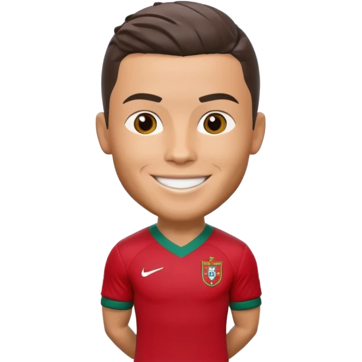 Криштиану Роналду в форме сборной Португалии Bobblehead emoji