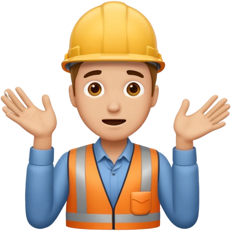 engineer tripping over emoji