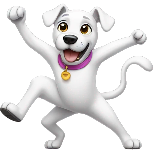 dancing dog emoji