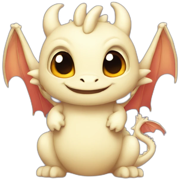 Cute dragon huging you emoji