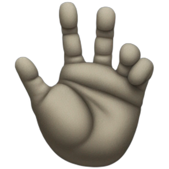 rock hand emoji
