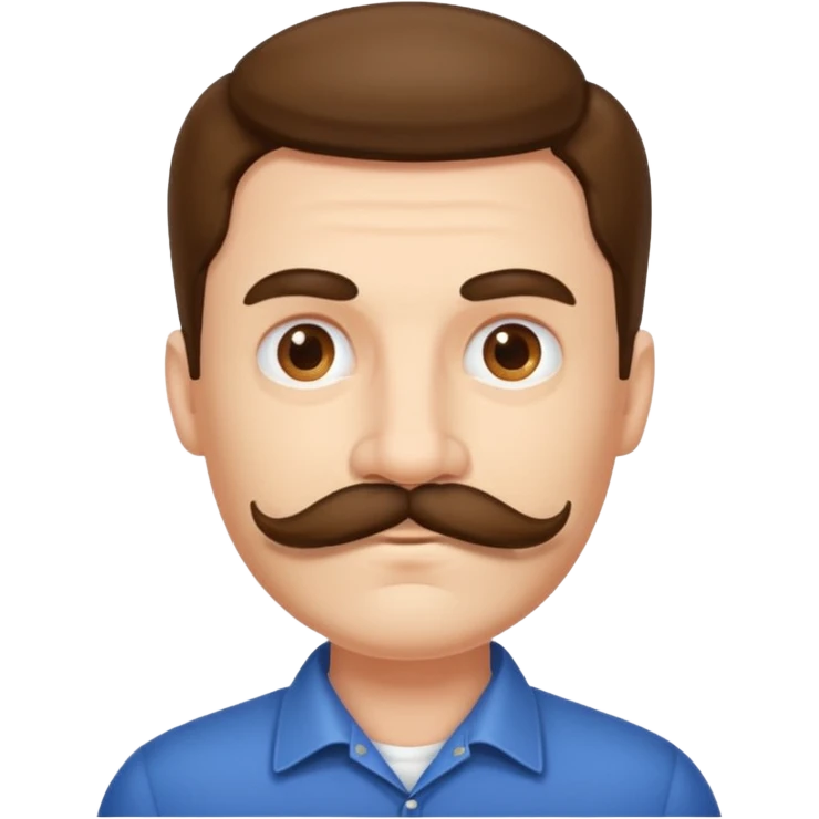 Thick Mustache Man emoji