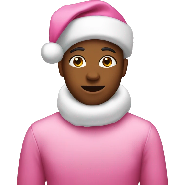 pink christmas  emoji
