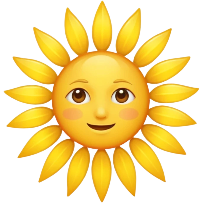 Attitude sun emoji
