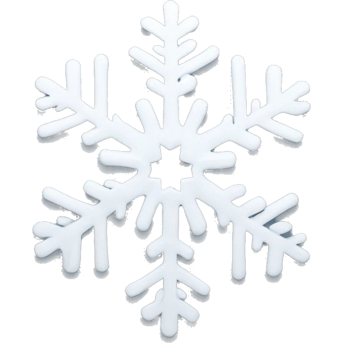 white snowflake emoji