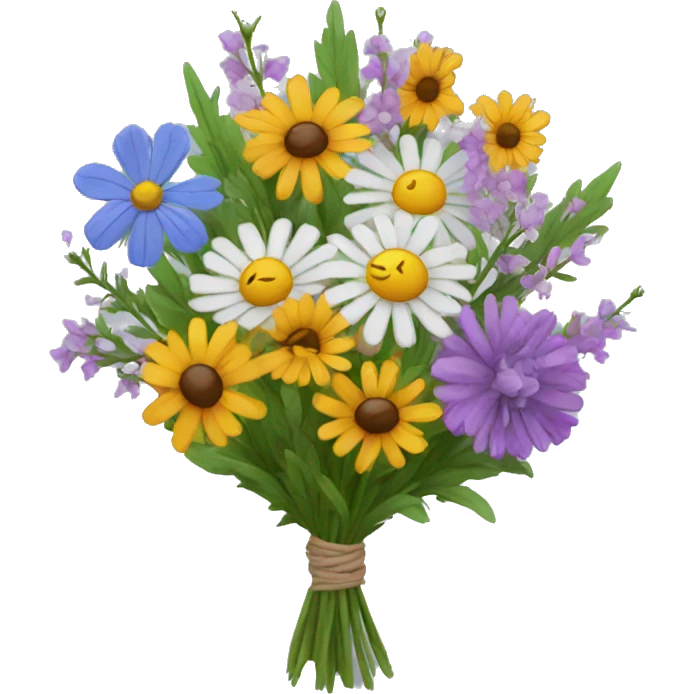 bouquet of wildflowers  emoji
