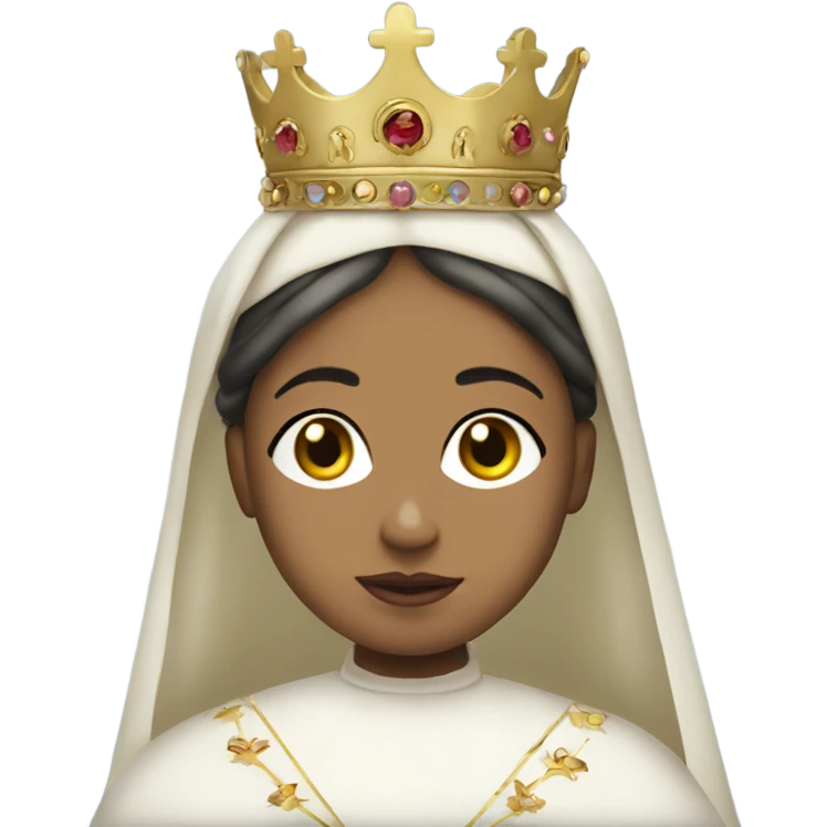 Young queen victoria as the virgin mary emoji