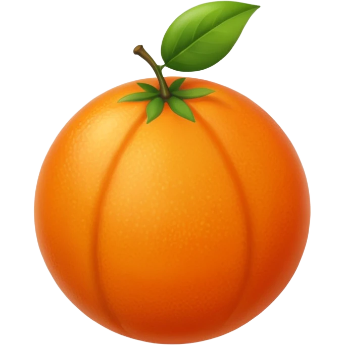 orange with no face emoji