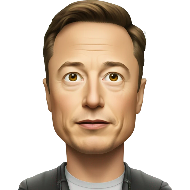 image of Elon musk with trees emoji