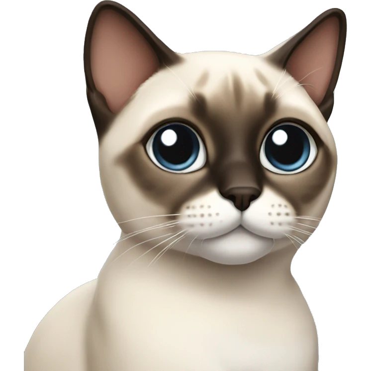 Cat siamese  emoji