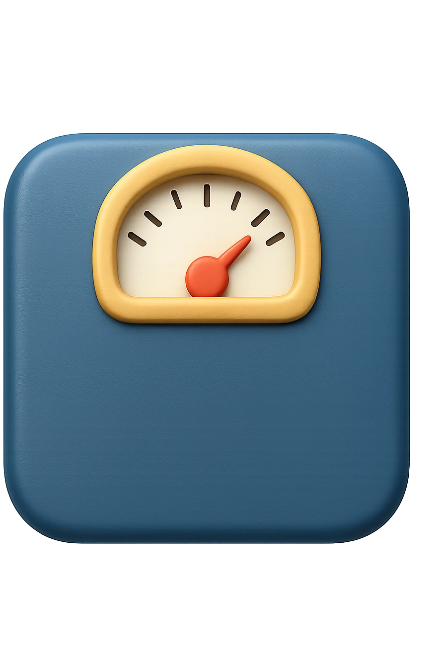 EMOJI STILE IPHONE DI UNA BILANCIA PESA PERSONE IN 3D  emoji