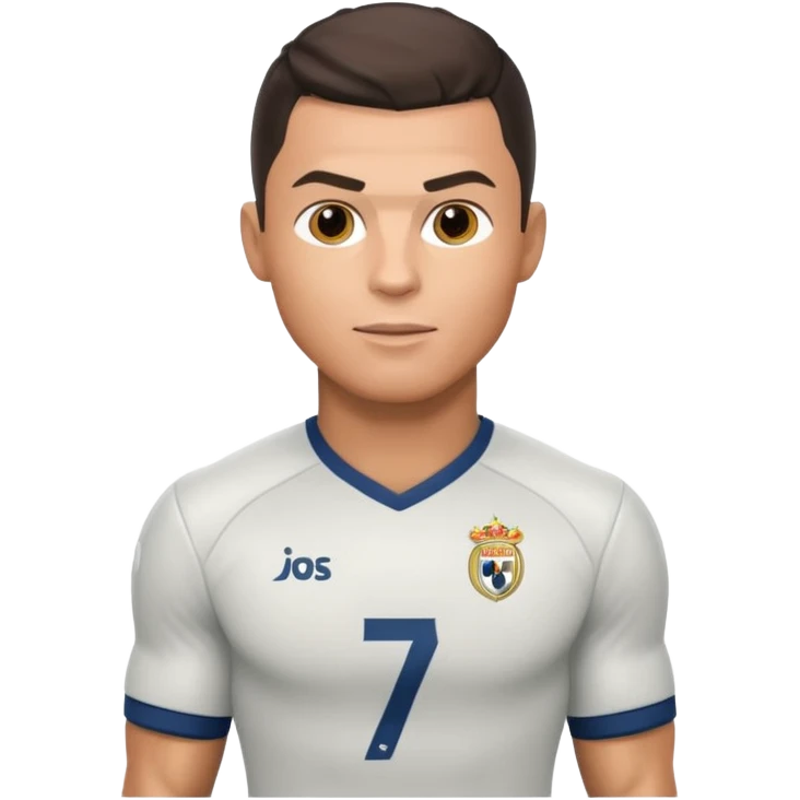 Cristiano Ronaldo football star emoji