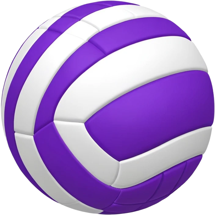 Purple volleyball  emoji