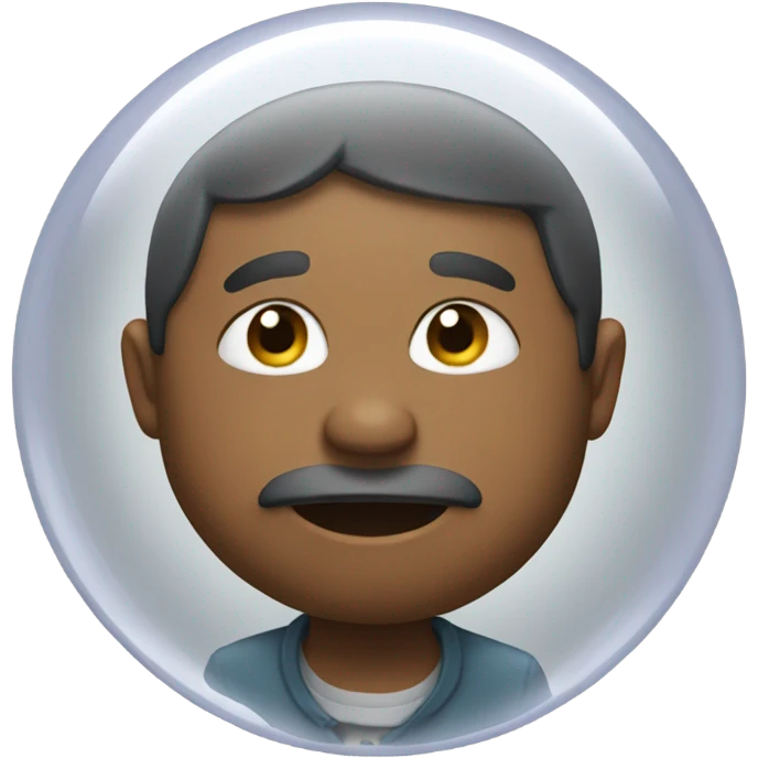 One bubble emoji