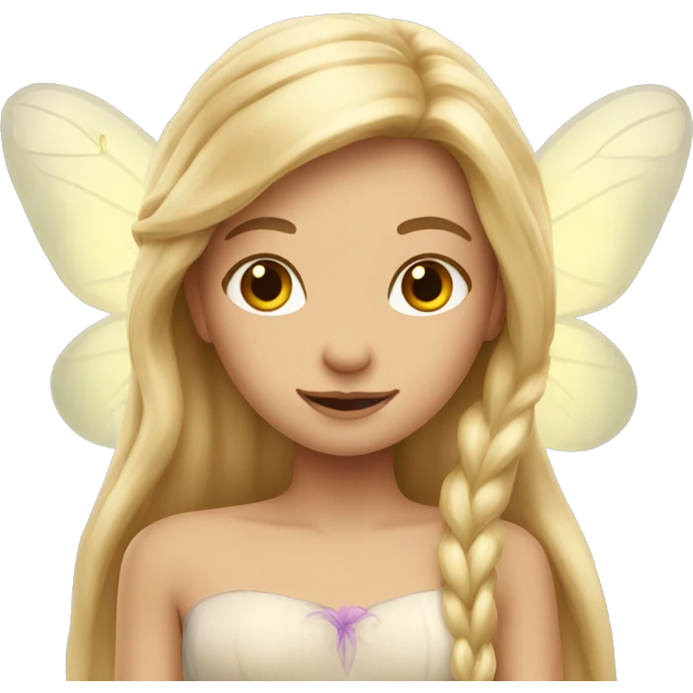 fairy with long blond hair emoji